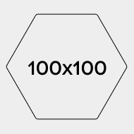 100 על 100 ס"מ משושה - <span class="woocommerce-Price-amount amount"><bdi>750.00<span class="woocommerce-Price-currencySymbol">₪</span></bdi></span>