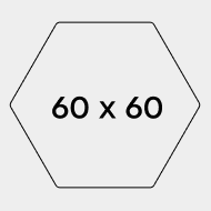 60 על 60 ס"מ משושה - <span class="woocommerce-Price-amount amount"><bdi>315.00<span class="woocommerce-Price-currencySymbol">₪</span></bdi></span>