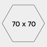 70 על 70 ס"מ משושה - <span class="woocommerce-Price-amount amount"><bdi>400.00<span class="woocommerce-Price-currencySymbol">₪</span></bdi></span>