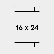 גודל 24 על 16 ס"מ, חבלים לאורך - <span class="woocommerce-Price-amount amount"><bdi>180.00<span class="woocommerce-Price-currencySymbol">₪</span></bdi></span>